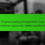 Fireplace Seating Arrangements: Cozy atmosphere, Layout tips, Safety considerations